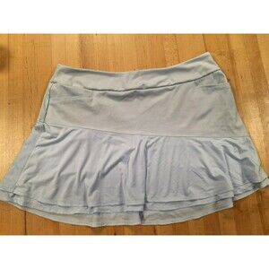 Womens Adidas Skirt XL Light Blue Athletic, Golf, Tennis, Pickleball Skirt - EUC